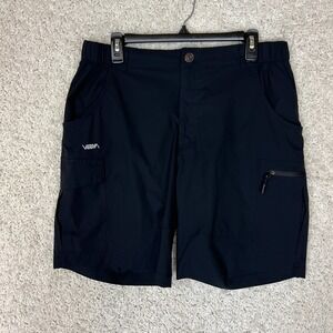 Viodia Hiking Cargo Shorts Mens XL Black Zip Pockets Active Outdoor Casual